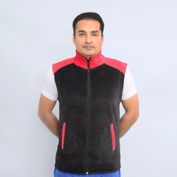 Sleeveless vest jacket men's