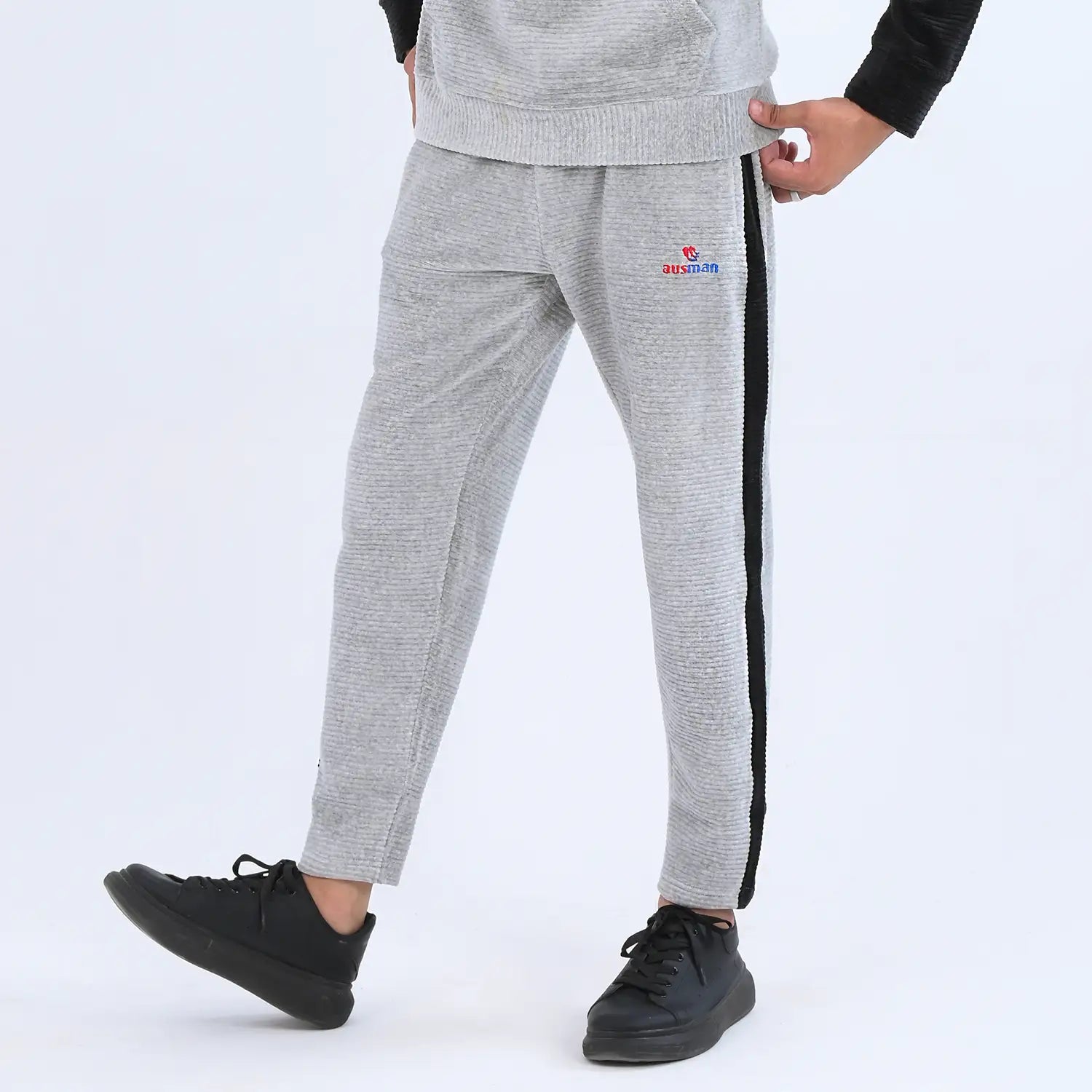 cool grey Street Fit trousers - Main Image