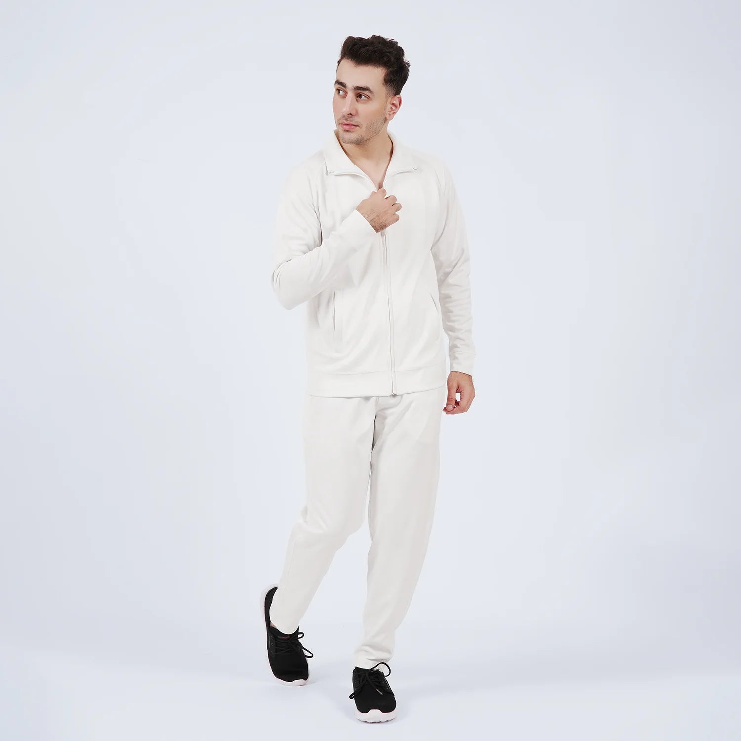 White tracksuit on sale