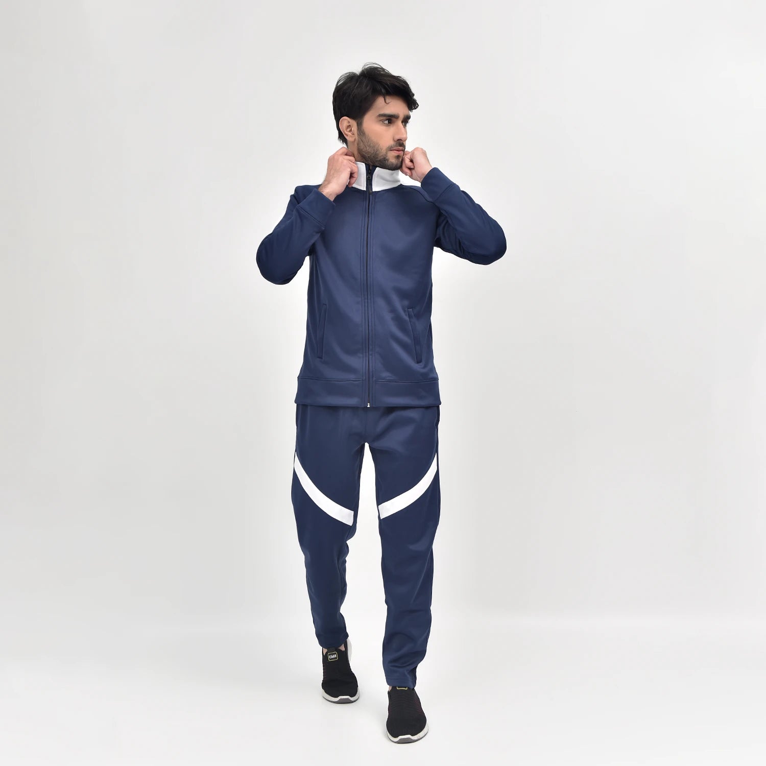 Navy CosmoFleece Tracksuit for Men | AUSMAN Best winter tracksuit manufacturers
