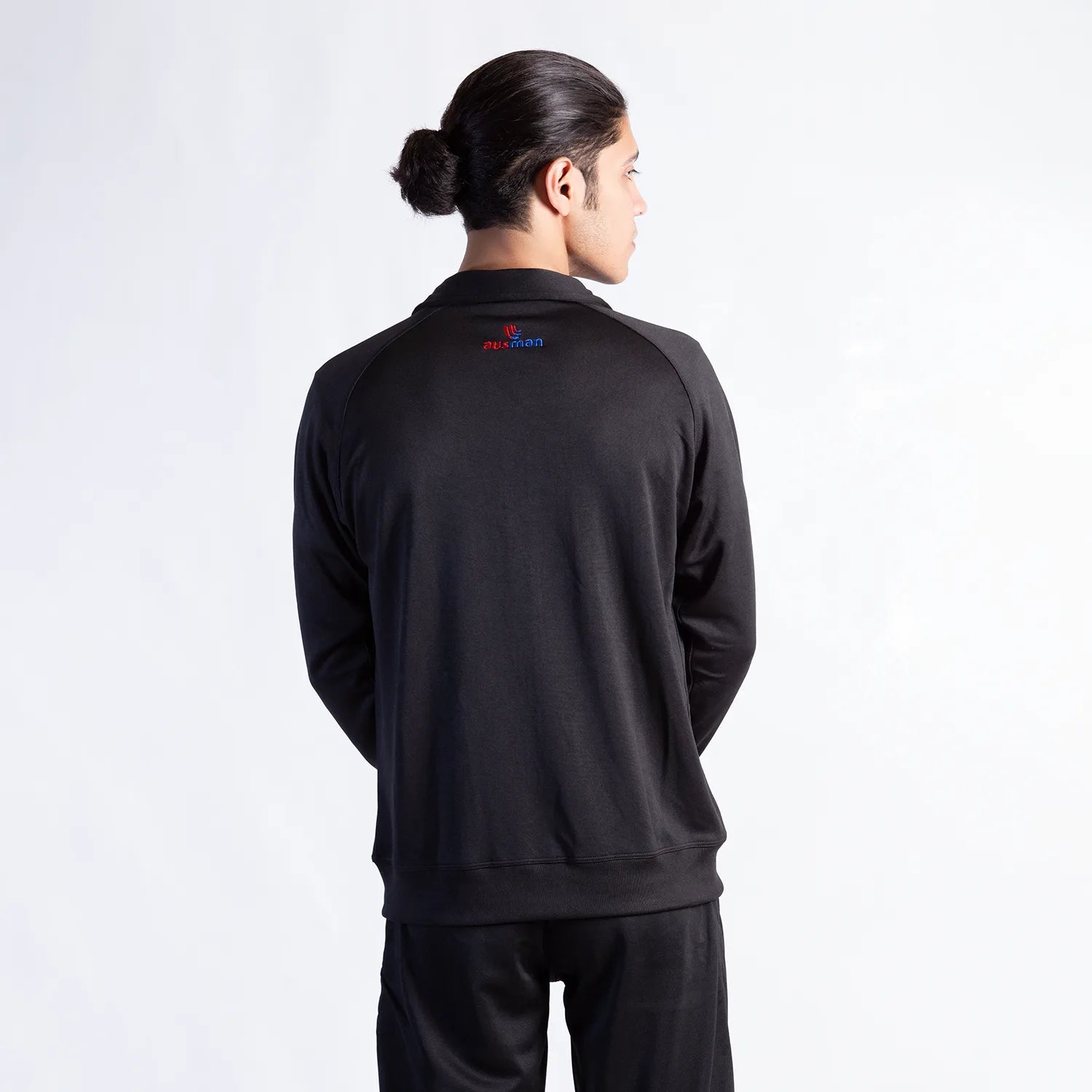 Black CoreMove Tracksuit for Men | AUSMAN Black tracksuit men's