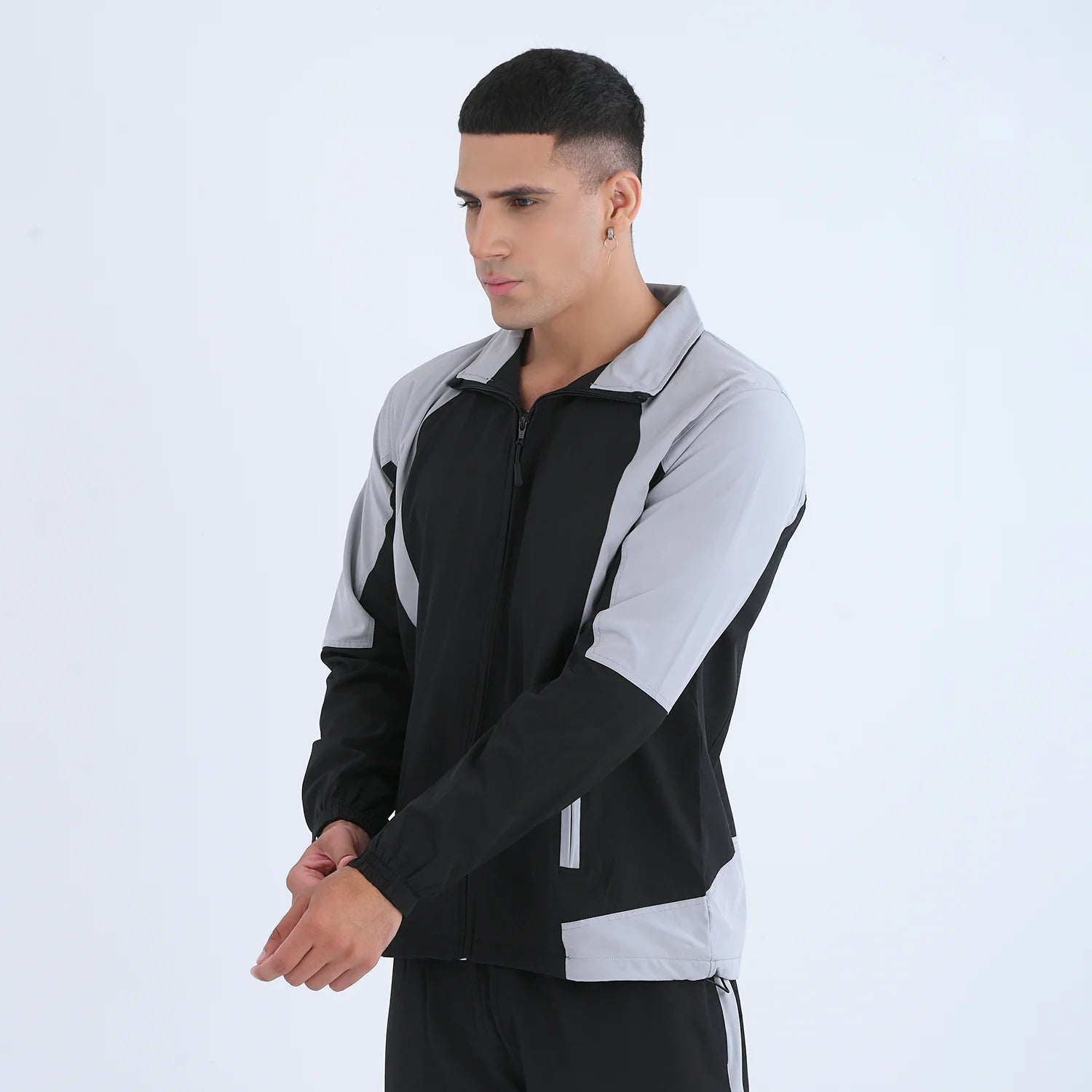 charcoal black Athleisure upper