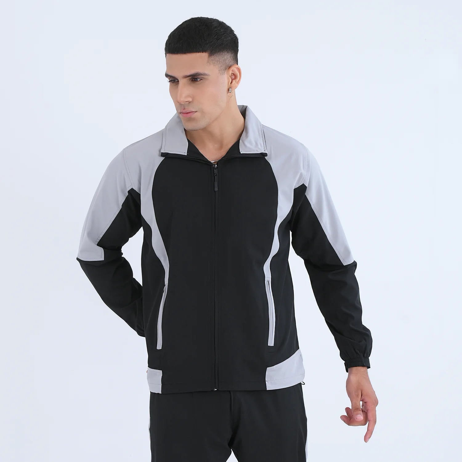 charcoal black Athleisure upper