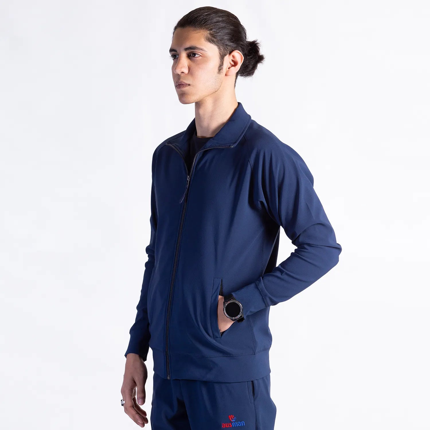 Navy HydroBlend Tracksuit for Men | AUSMAN winter track suit