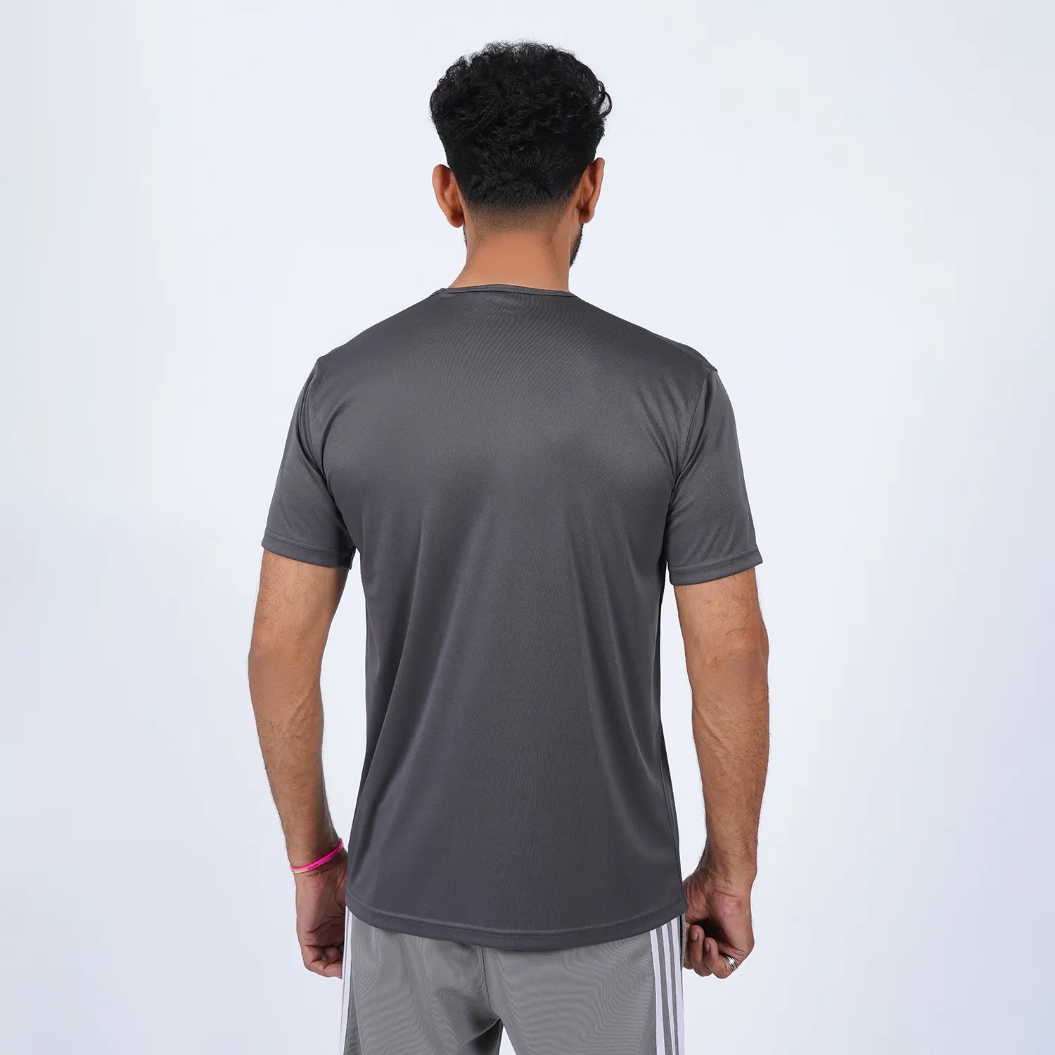 AUSMAN AllSport Active T-Shirt in Grey for men, breathable activewear shirt for gym, walking, running, and casual wear. best online t shirts in pakistan