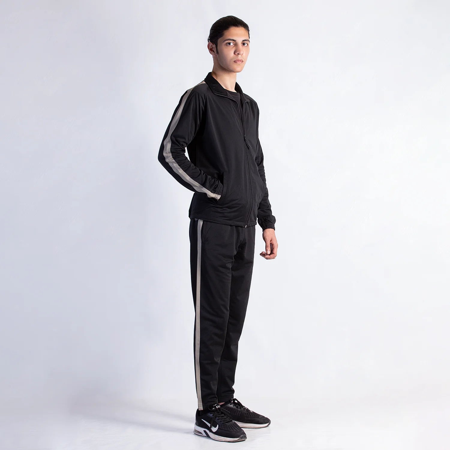 Black Sand Motion Tracksuit for Men | AUSMAN best tracksuit manufacturer