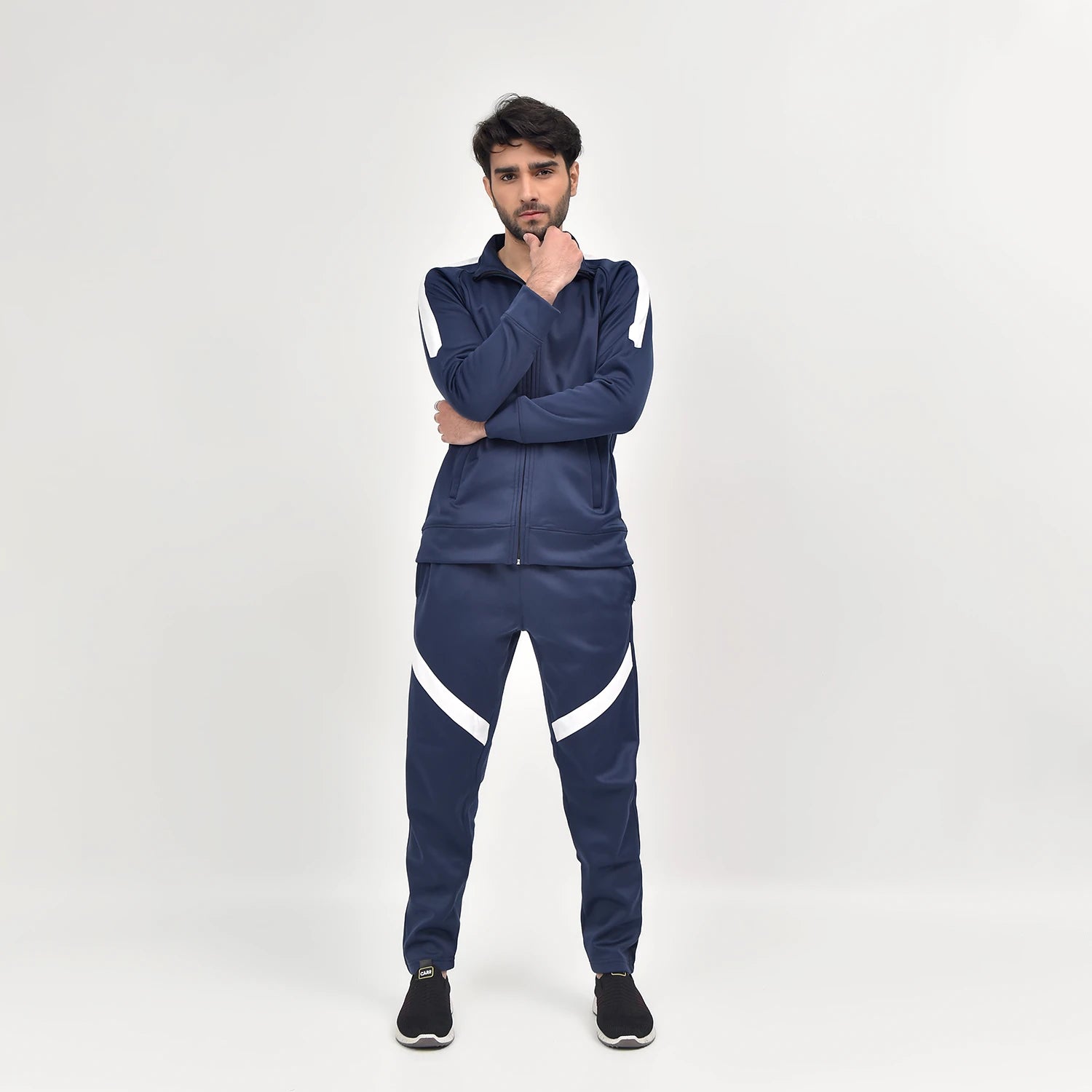 Navy CosmoFleece Tracksuit for Men | AUSMAN best winter tracksuit