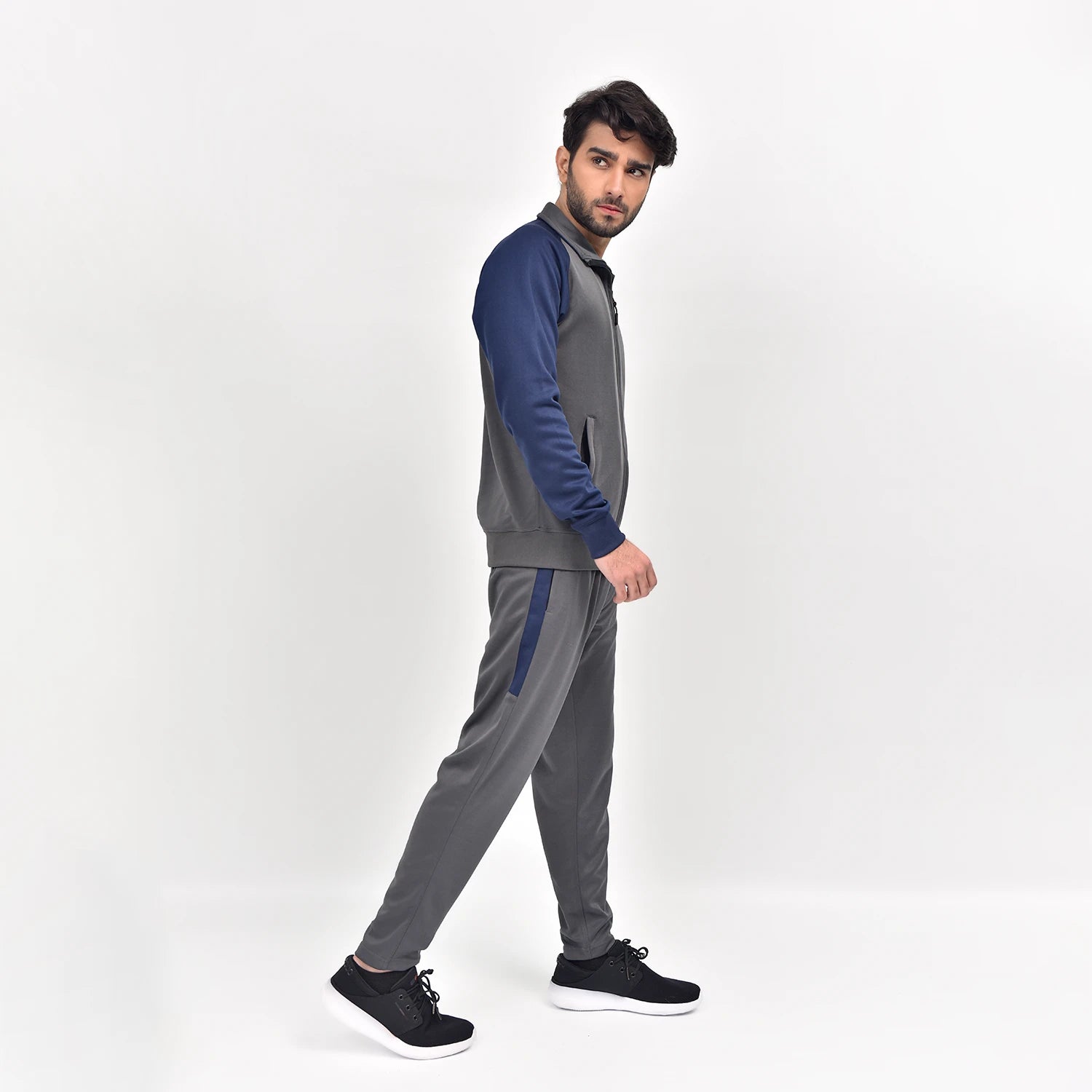Charcoal Navy DriMove Tracksuit for Men | AUSMAN cheap mens tracksuits