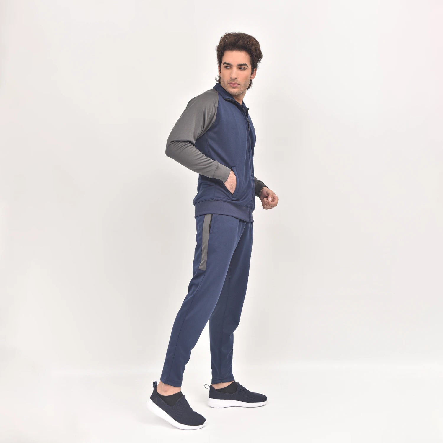 Navy Grey DriMove Tracksuit for Men | AUSMAN cheap tracksuits