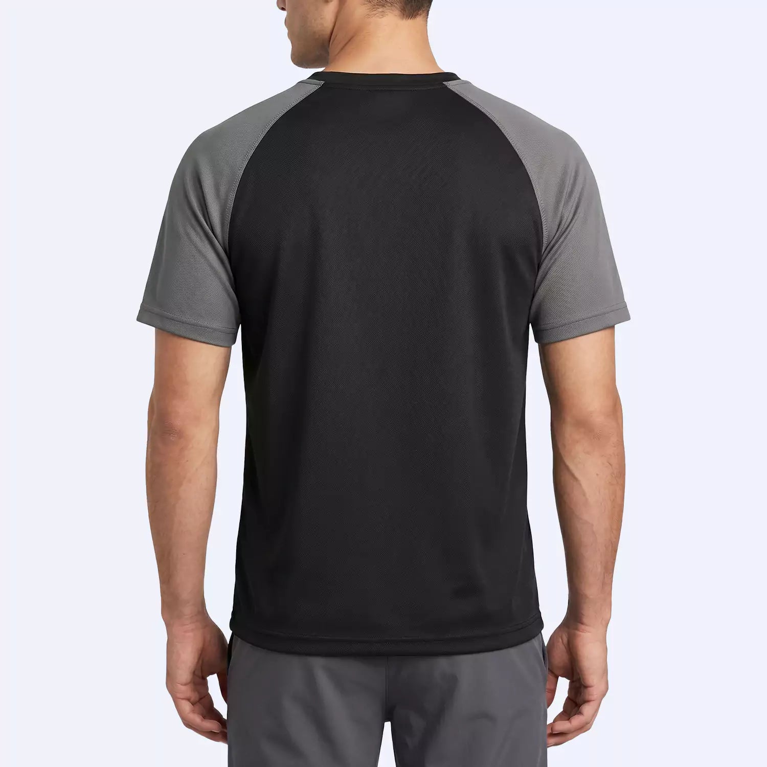 Back view of the Drift Raglan T-Shirt, showing the raglan sleeve seams
