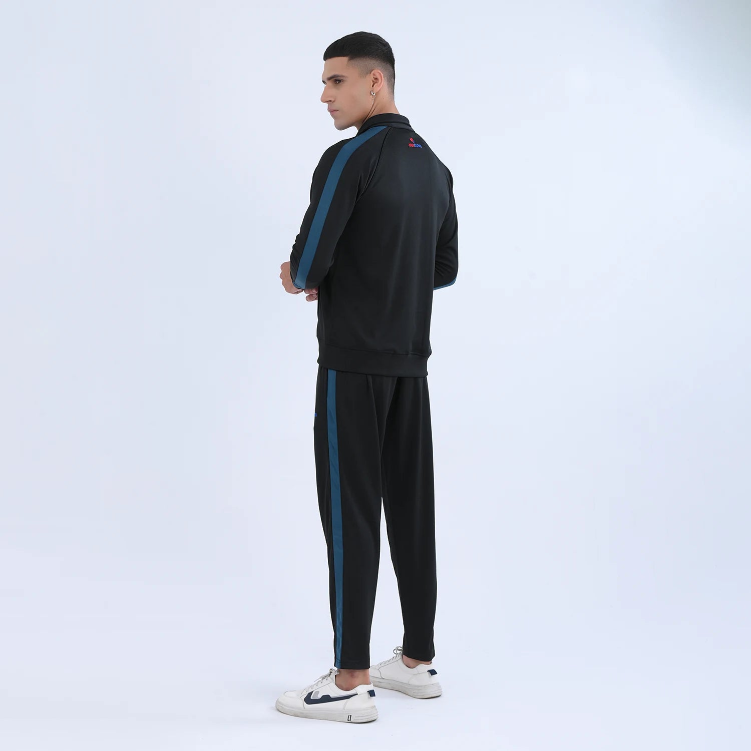 Black Performance Set Tracksuit | AUSMAN gym apparel for men