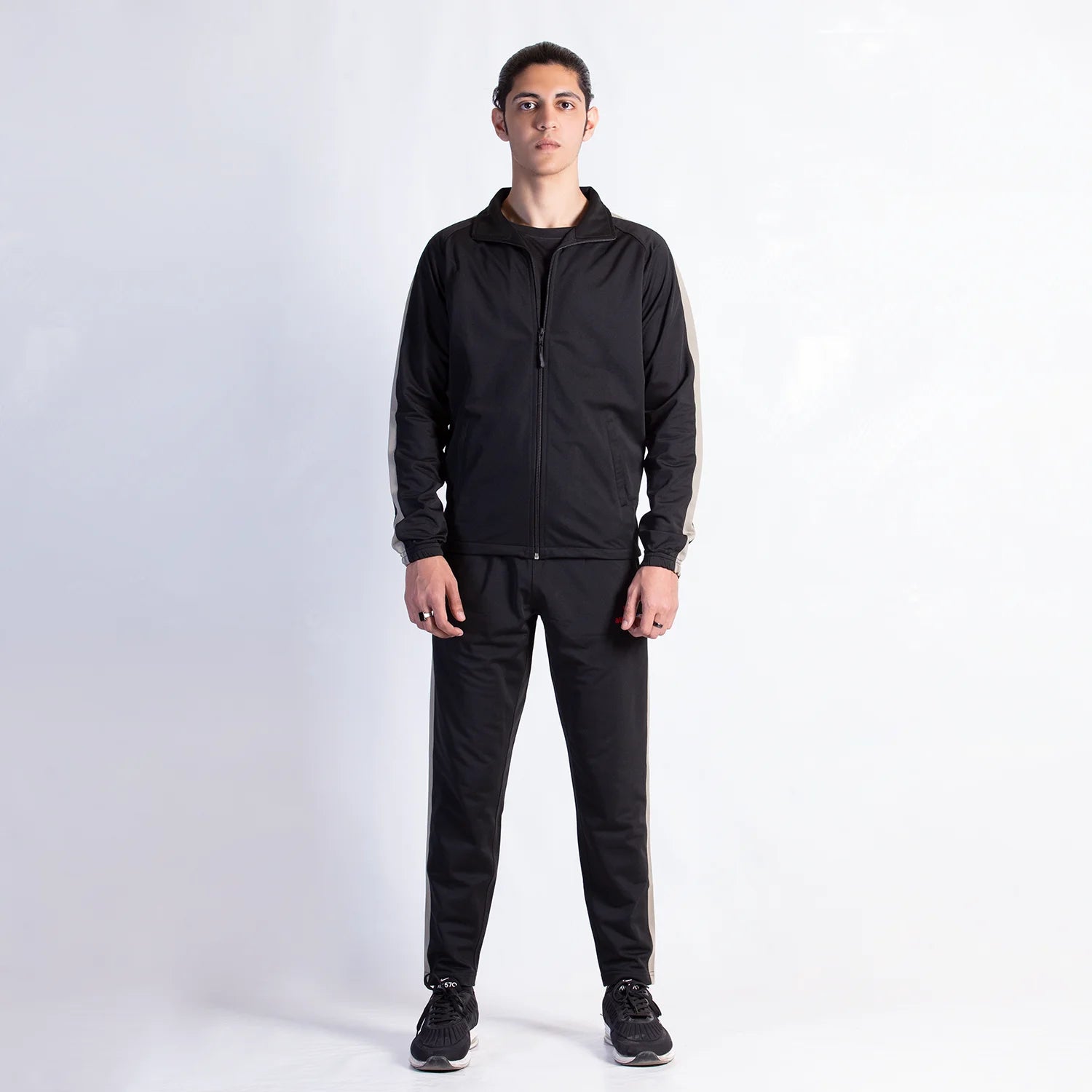 Black Sand Motion Tracksuit for Men | AUSMAN high quality tracksuit manufacturer
