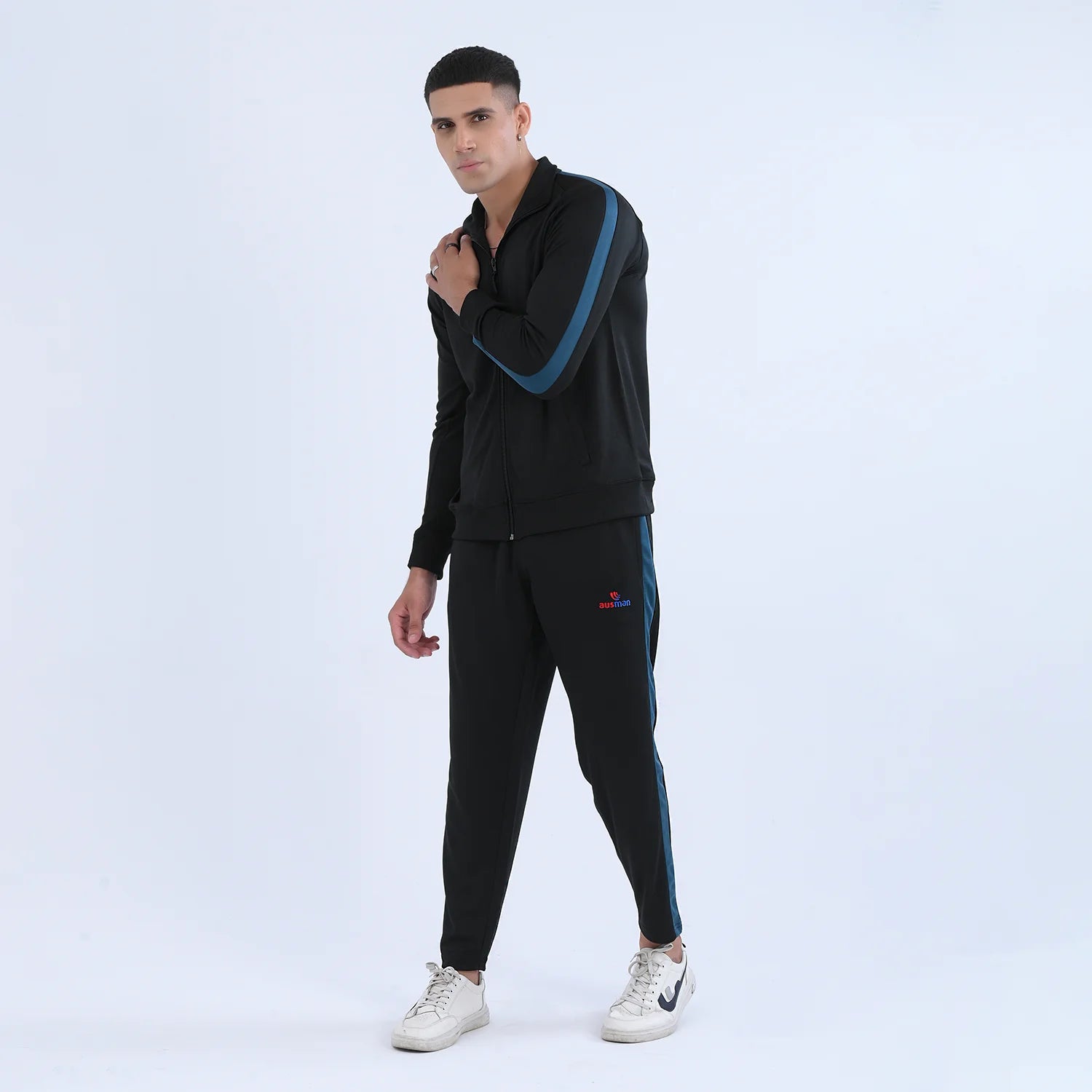 Black Performance Set Tracksuit | AUSMAN men tracksuit