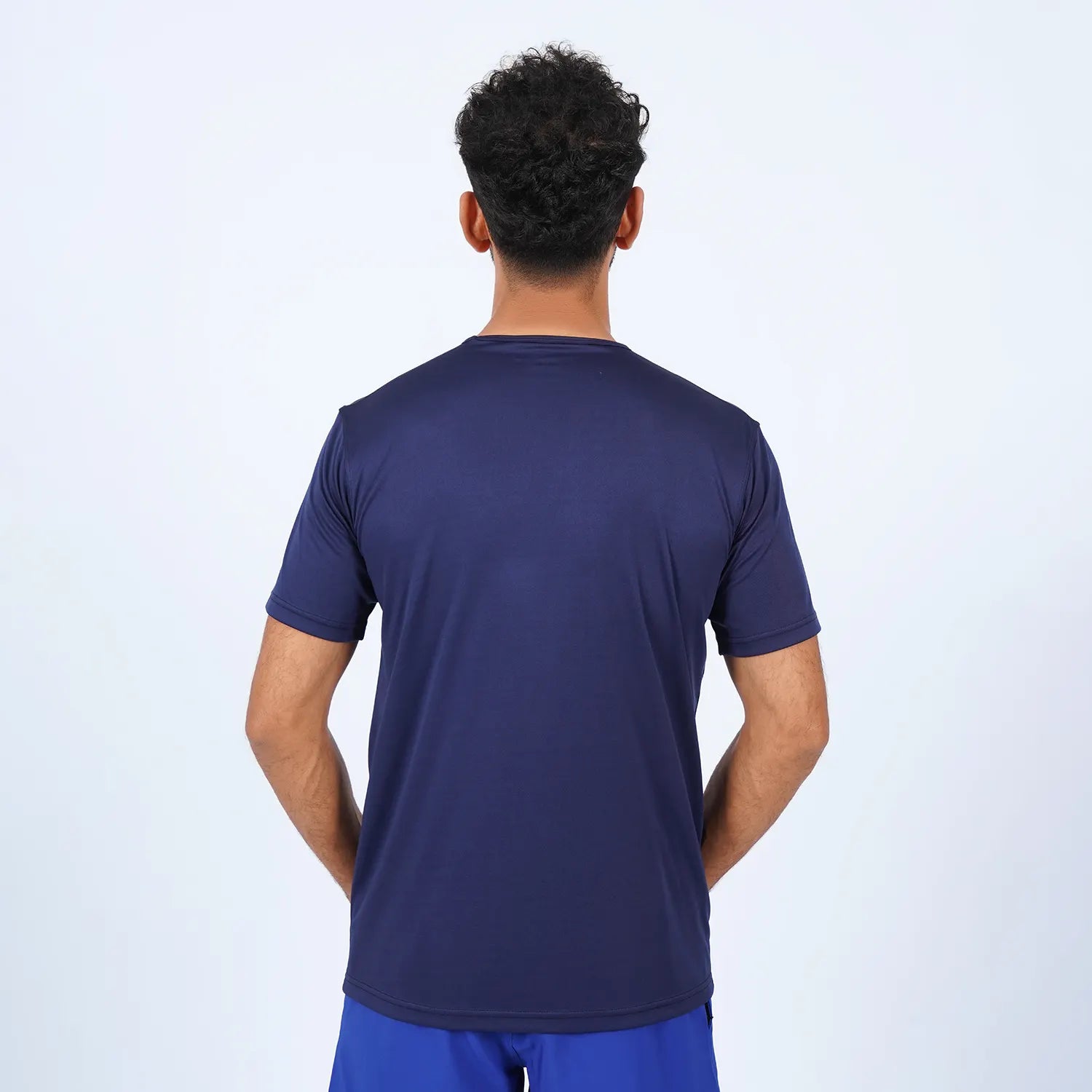 AUSMAN AllSport Active T-Shirt in Night Blue for men, breathable sports shirt for gym, running, walking, and casual wear. men's t shirts online shopping pakistan
