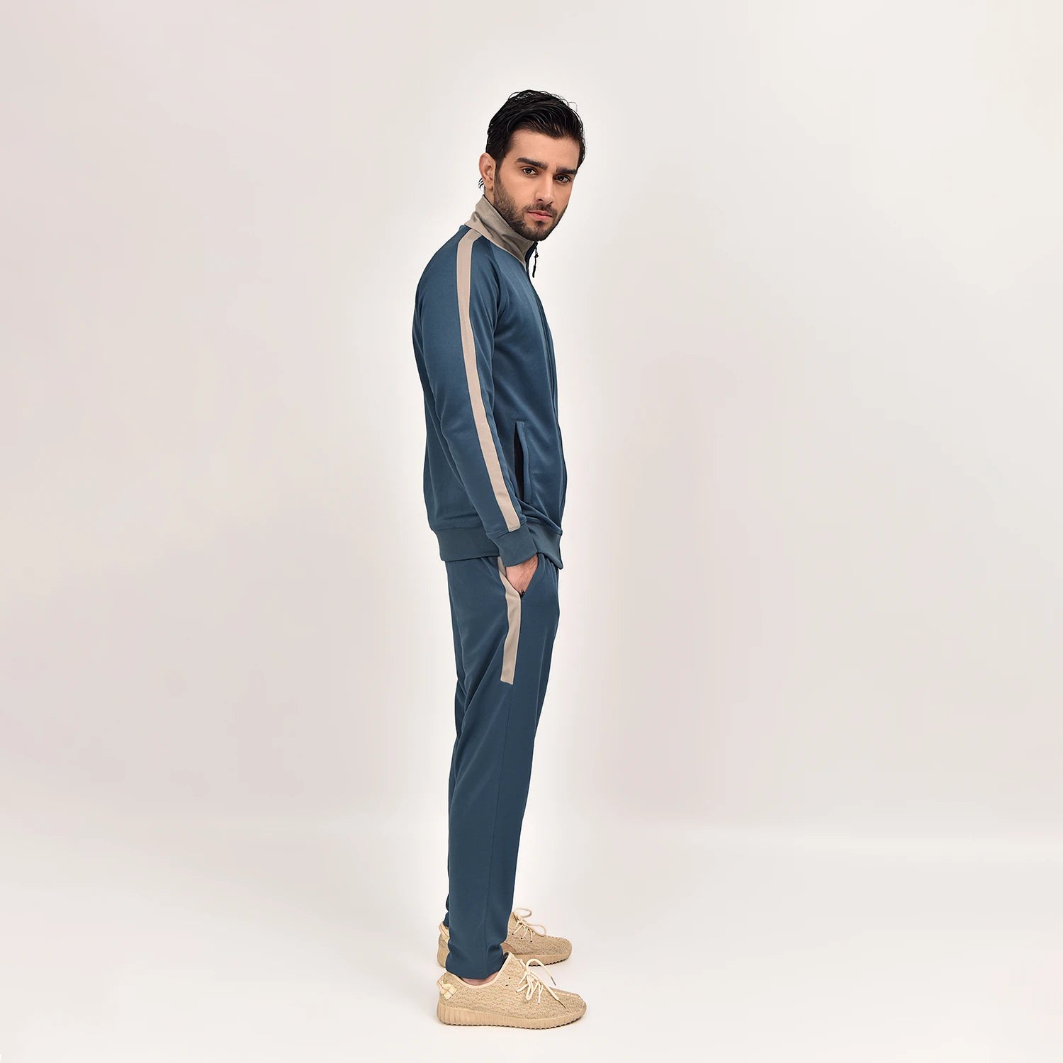 Marine Beige Urban Tracksuit for Men | AUSMAN mens matching tracksuit