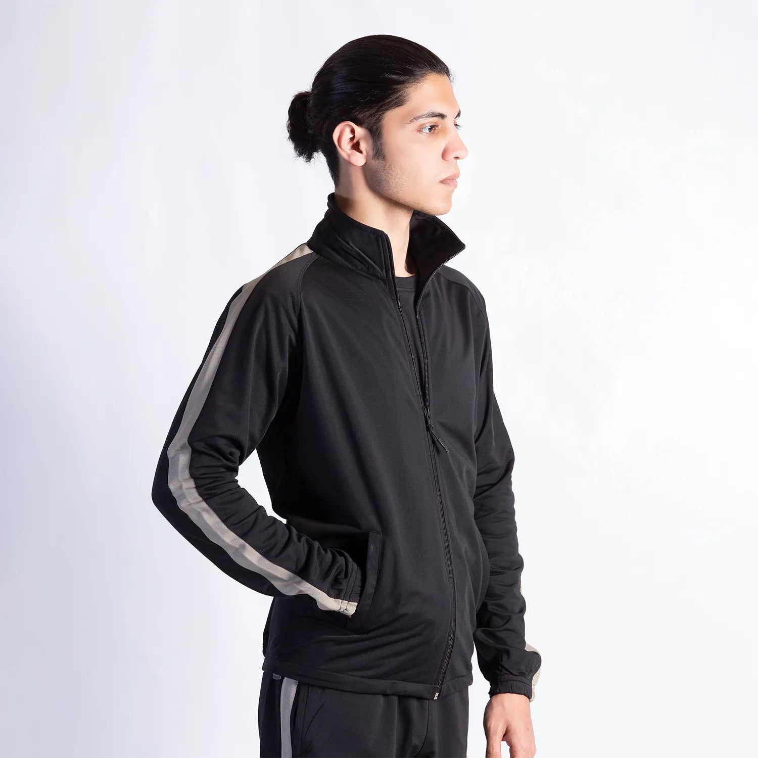 Black Sand Motion Tracksuit for Men | AUSMAN mens tracksuit manufacturer