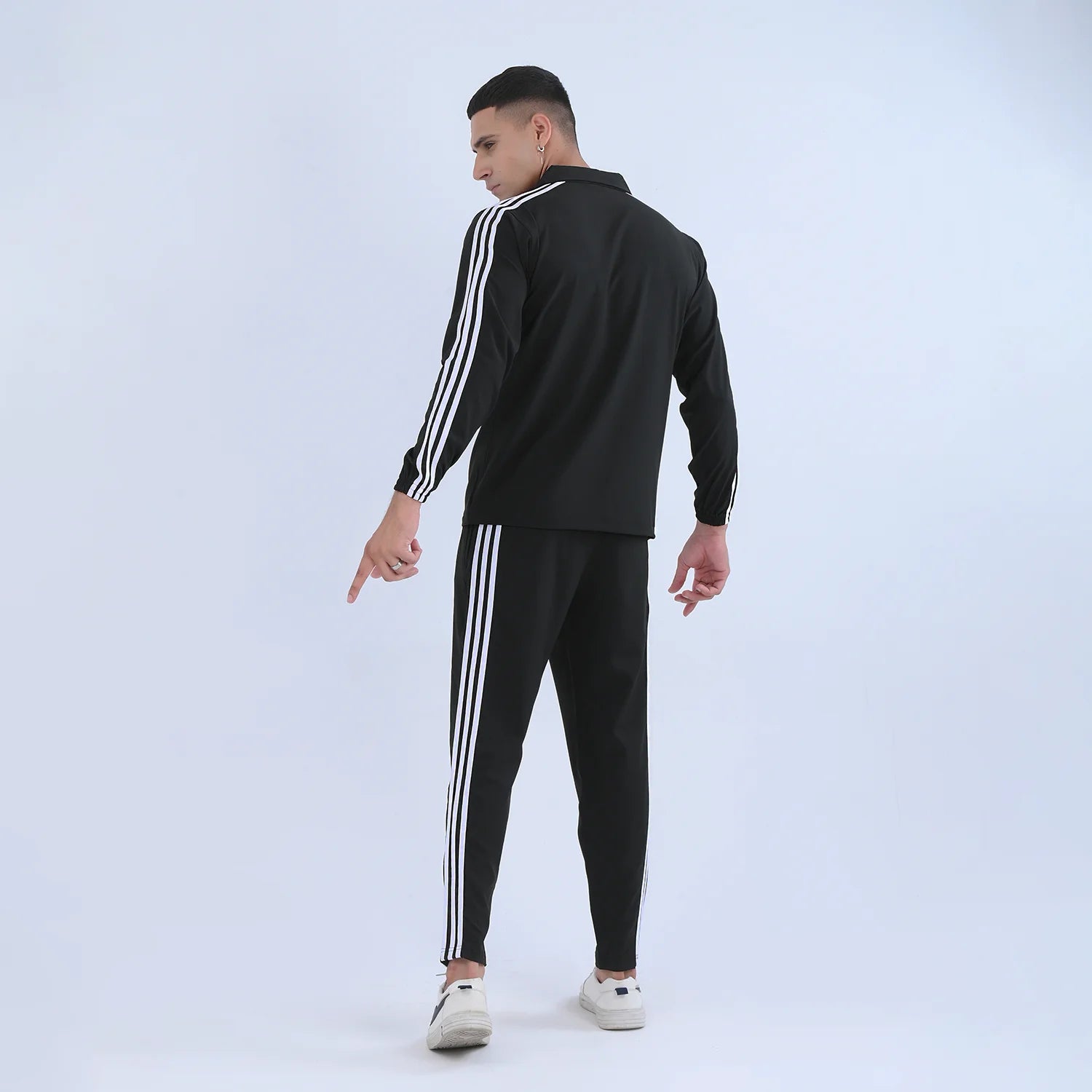 SportyCasual Set Black men Dri-Fit tracksuit Pakistan mens tracksuit pakistan