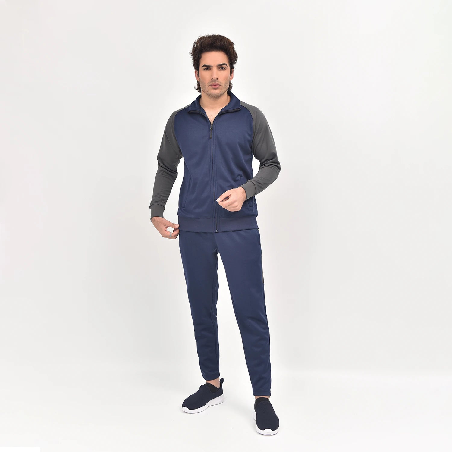 Navy Grey DriMove Tracksuit for Men | AUSMAN mens tracksuit sale