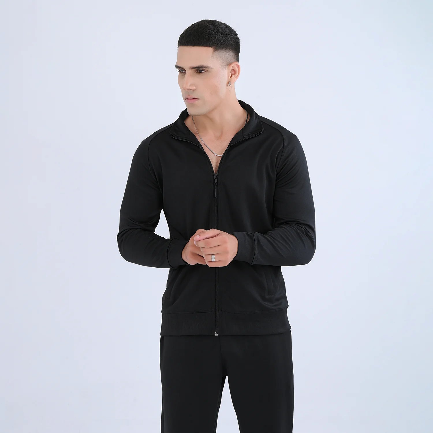 Jet Black CoreMove Tracksuit for Men | AUSMAN Sportswear near me sports store