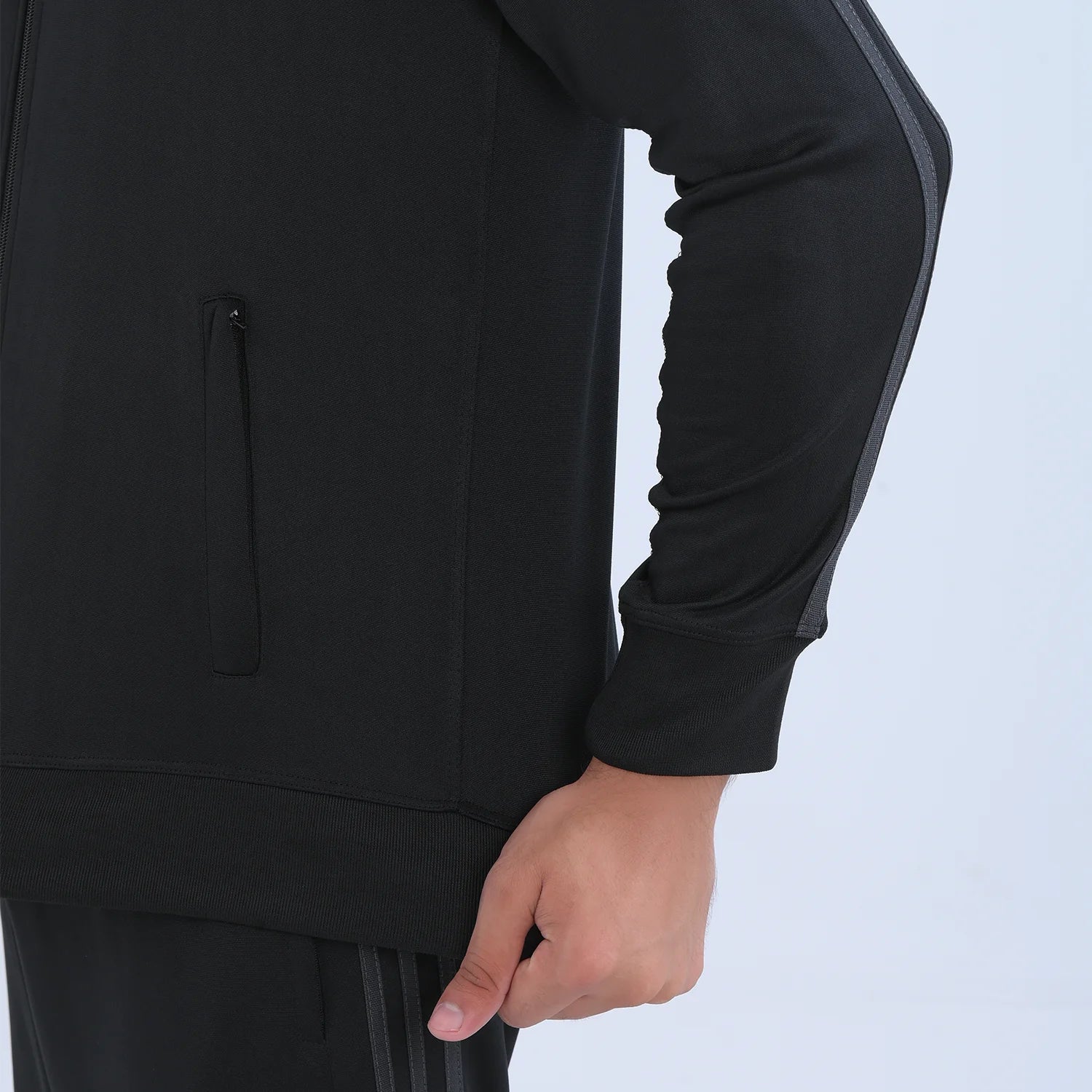 Eerie Black Greyline Tracksuit for Men | AUSMAN online tracksuit shopping in pakistan