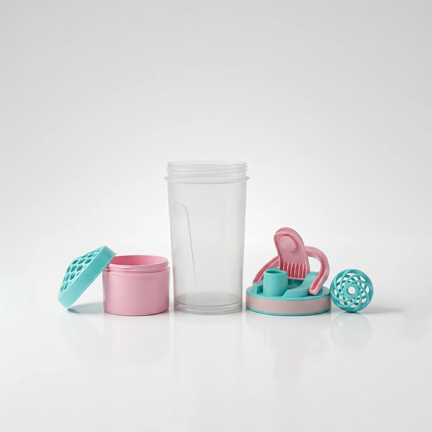 pink protein shaker