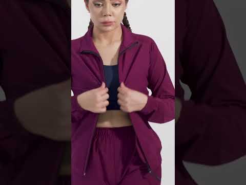 burgundy Run Fit set