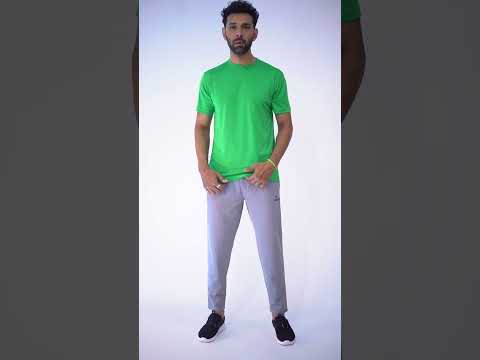AUSMAN AllSport Active T-Shirt in Jade Green for men, breathable gym wear and casual sports shirt.