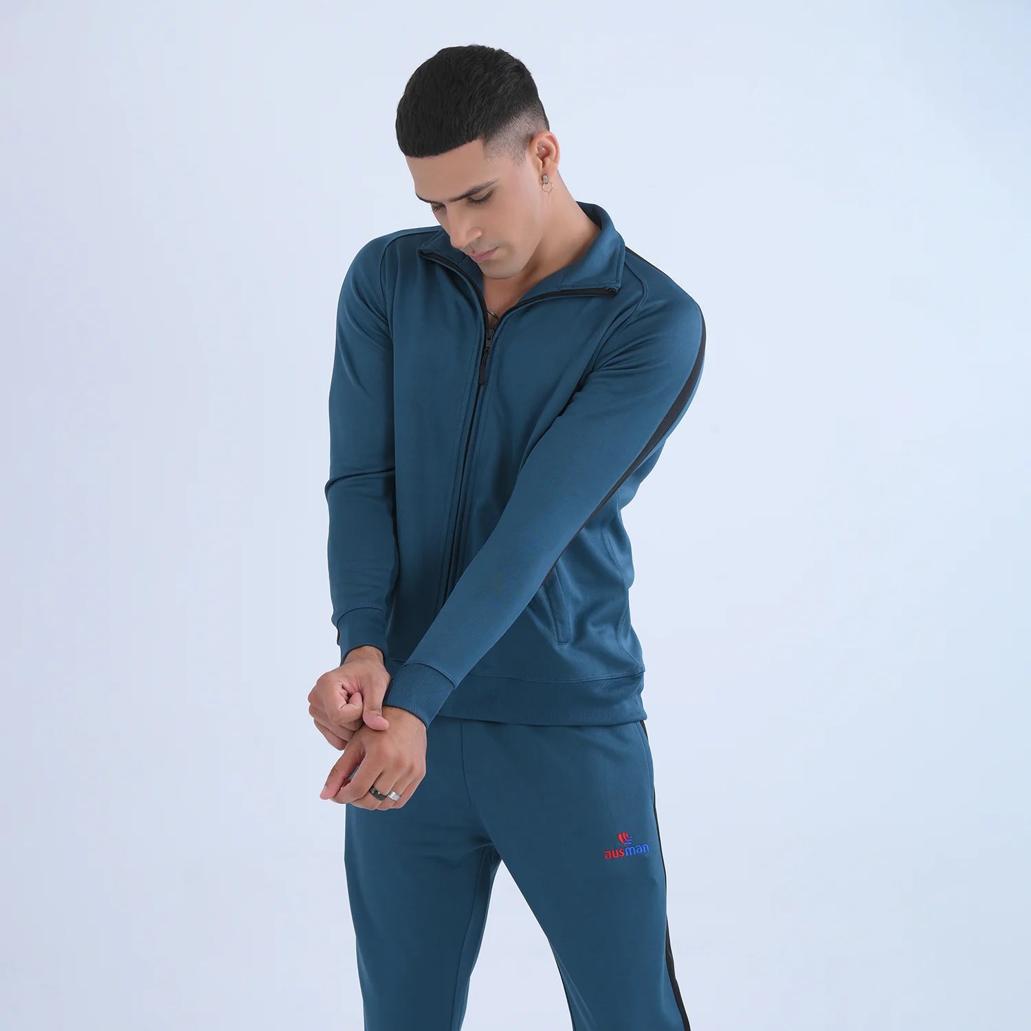 Marine Blue Performance Set Tracksuit | AUSMAN sports tracksuit