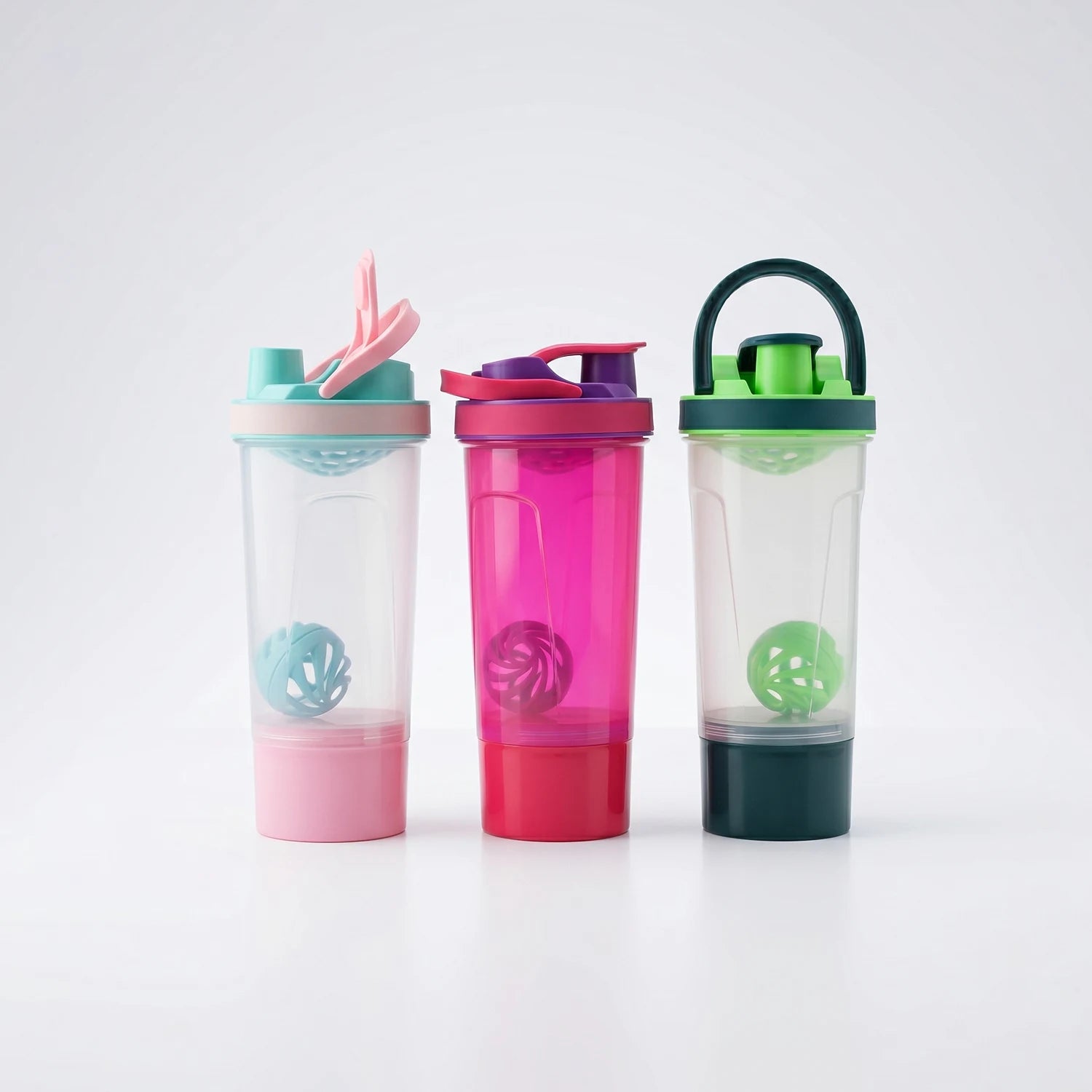 shaker bottle with storage