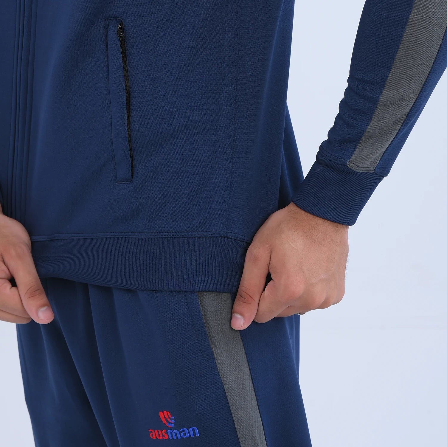 French Navy Performance Set Tracksuit | AUSMAN smart casual attire men