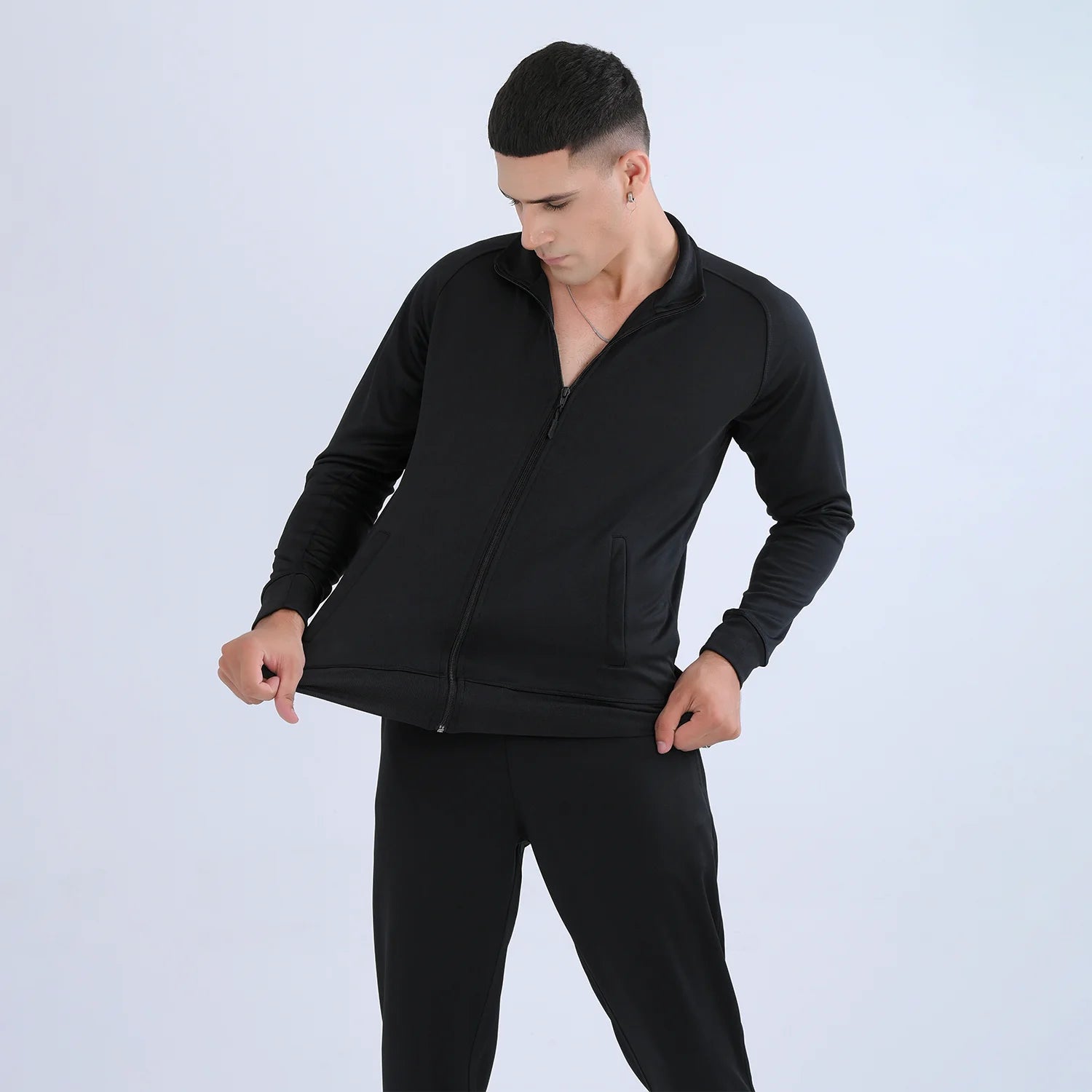 Jet Black CoreMove Tracksuit for Men | AUSMAN Sportswear shop near me