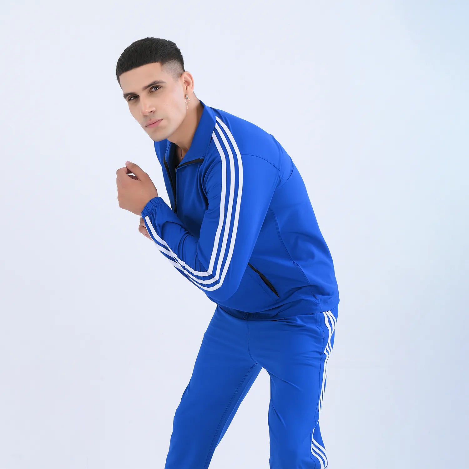 SportyCasual Set Cobalt men Dri-Fit tracksuit Pakistan summer tracksuit for men