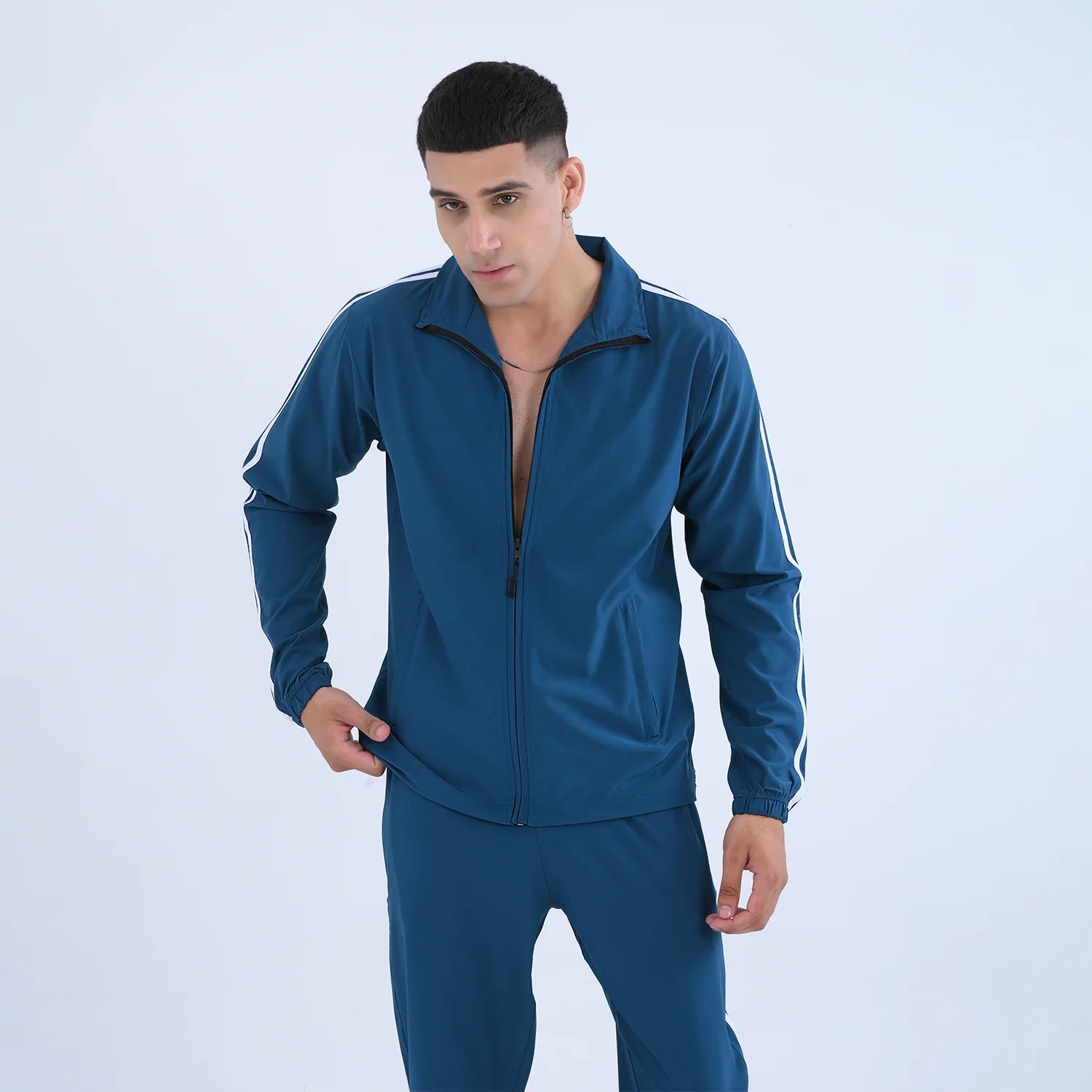 SportyCasual Set Aegean Blue track suit lahore