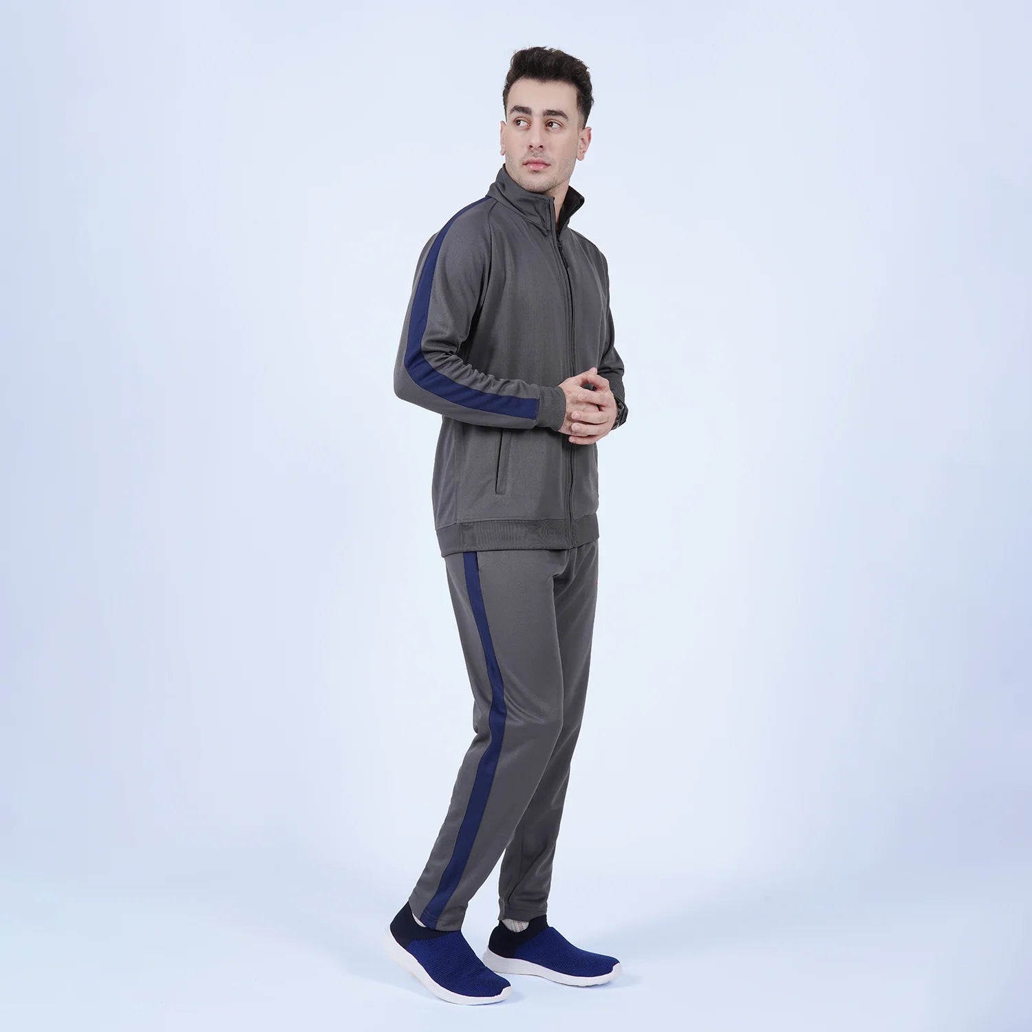 Warm Grey Performance Set tracksuit for mens in pakistan