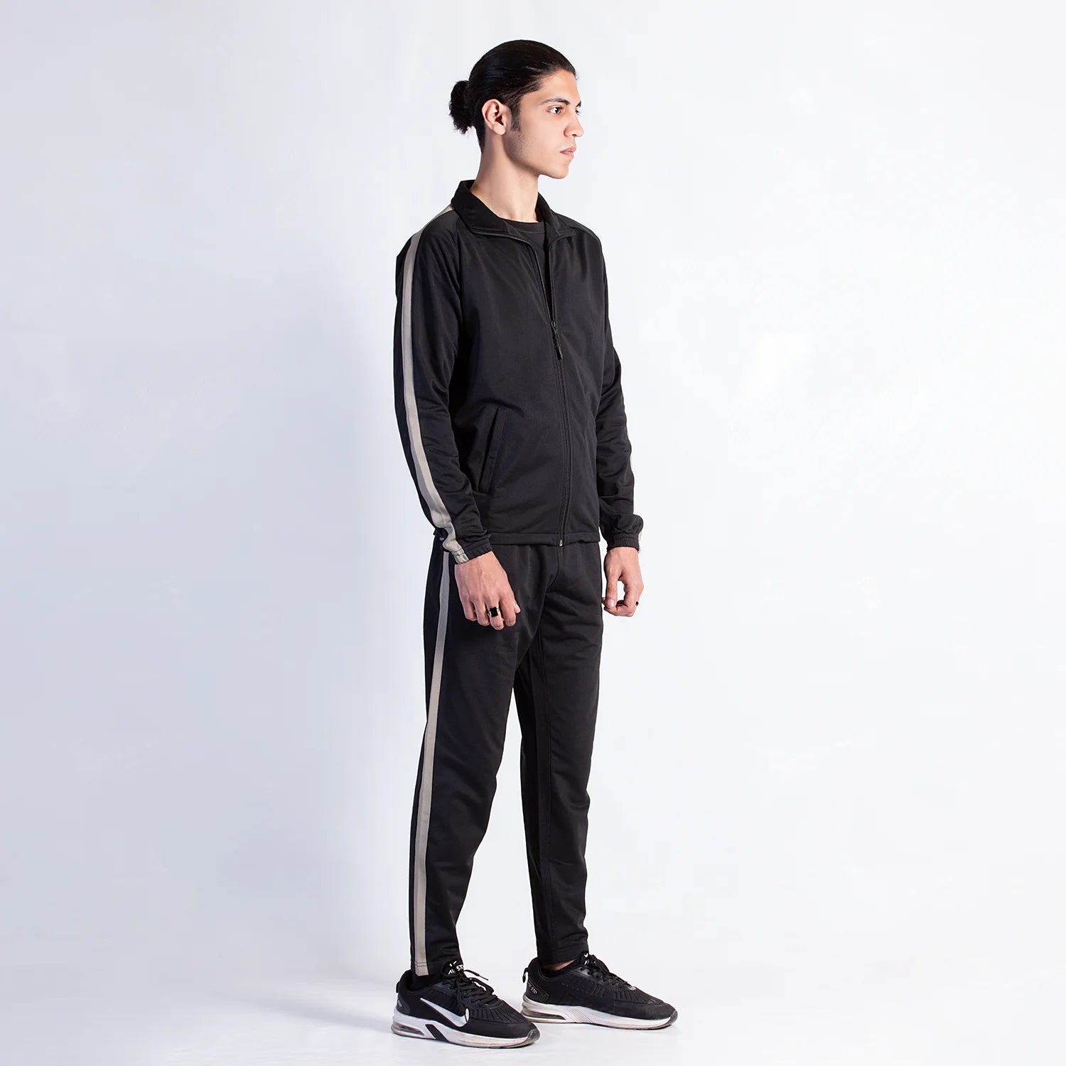 Black Sand Motion Tracksuit for Men | AUSMAN tracksuit manufacturers near me
