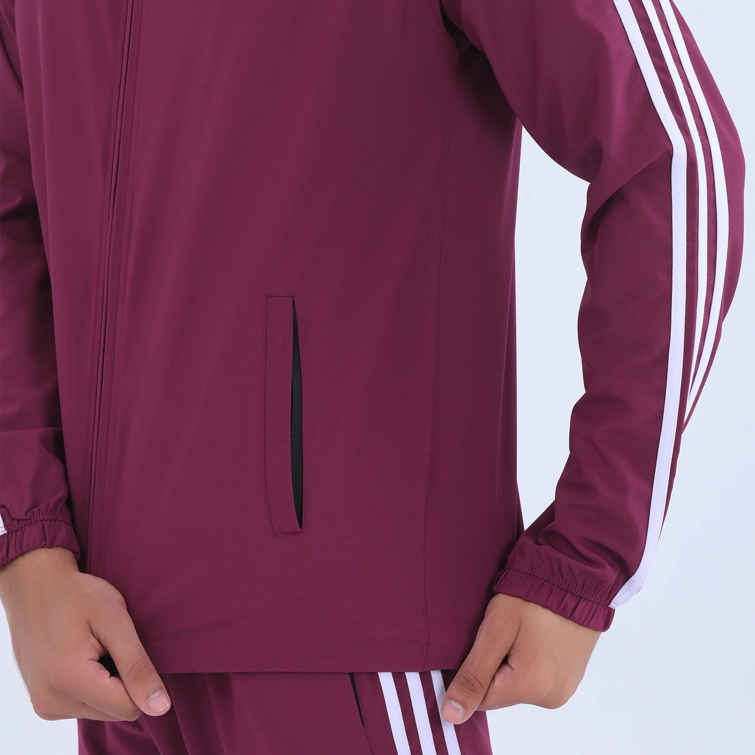 SportyCasual Set Burgundy men Dri-Fit tracksuit Pakistan under armour tracksuit
