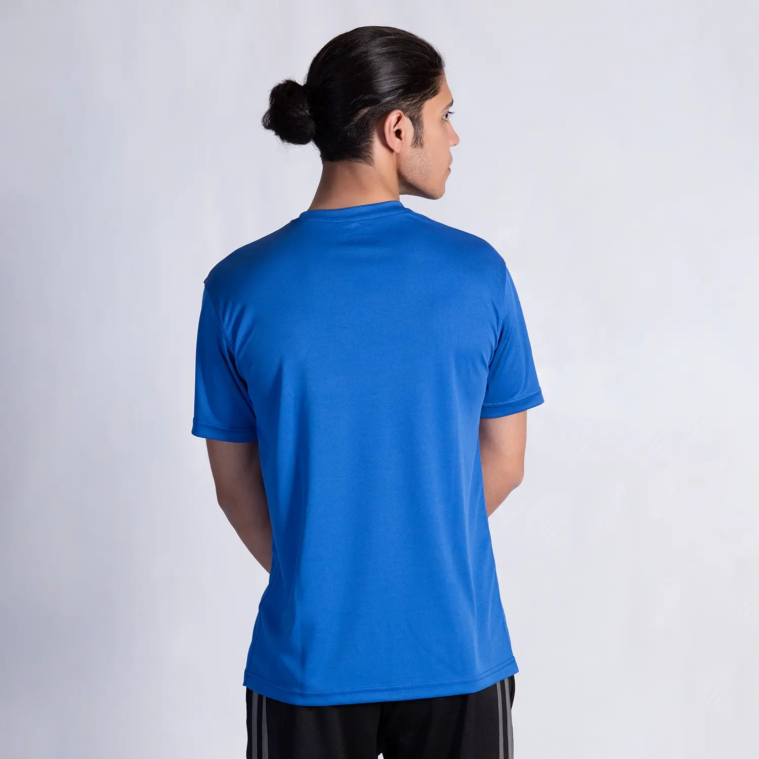 AUSMAN AllSport Active T-Shirt in Cobalt for men, breathable sports shirt for gym, running, and casual wear. t shirts pakistan
