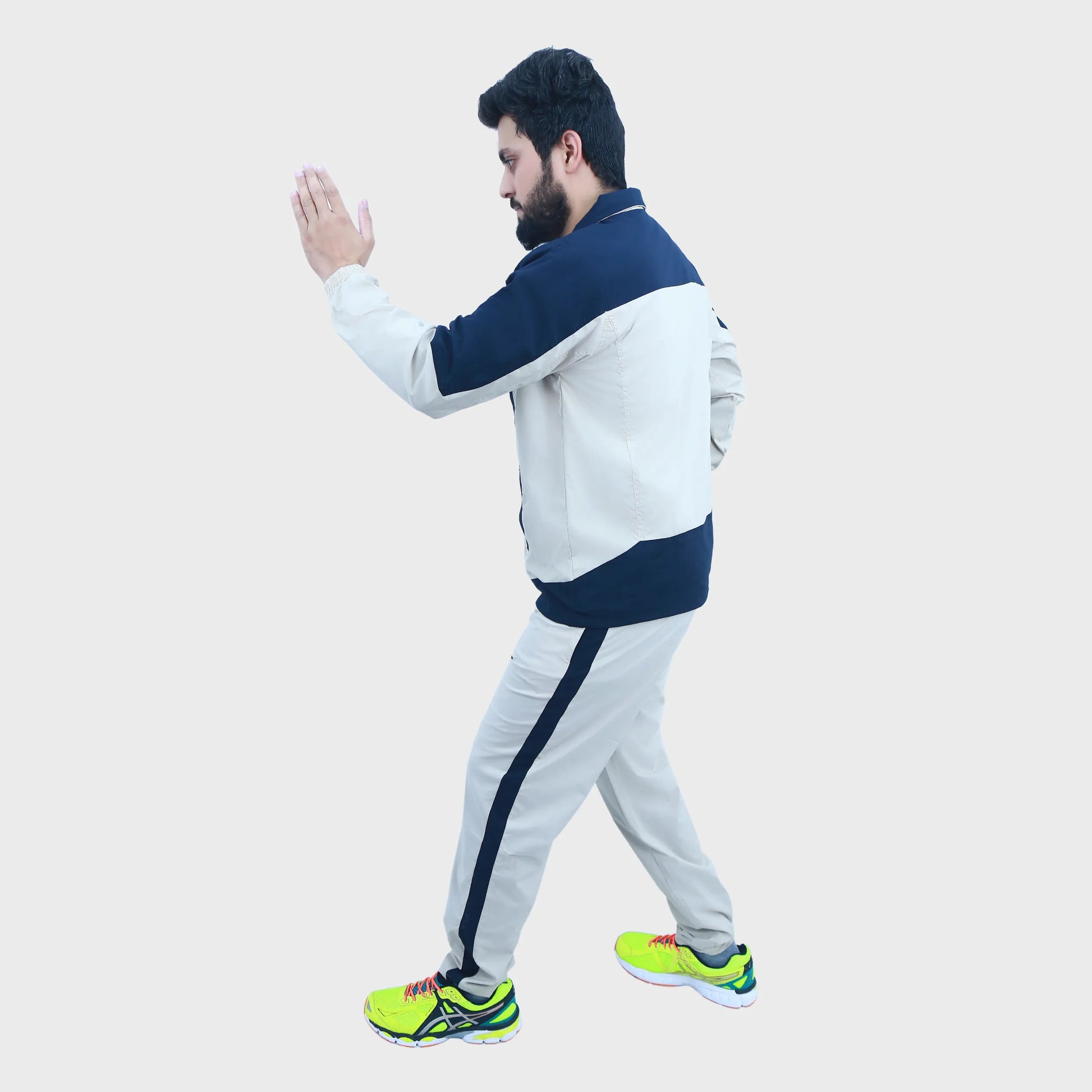 Ivory Navy Active Tracksuit for Men | AUSMAN mens tracksuit pakistan